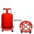 Gas Cylinder Stands LPG Cylinder Trolley Easily Movable Stand with Wheels Gas Cylinder Stand (Red)