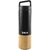 IMECO Eco-Edge Bamboo Thermal Stylish Bottle Flask 600ml (Black), Premium Vacuum Insulated, Keeps Drinks Hot  Cold