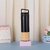 IMECO Eco-Edge Bamboo Thermal Stylish Bottle Flask 600ml (Black), Premium Vacuum Insulated, Keeps Drinks Hot  Cold