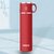 IMECO Eco-Flask Stainless Steel Insulated Water Bottle 500ml (Red), Double Wall Vacuum, Keeps Drinks Hot and Cold