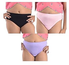 Ginash Girls Cotton Modal Bikini Pantie (Pack of 3)