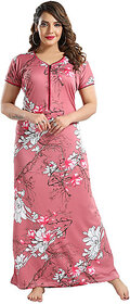 Brahmani Women Nighty (Pink)