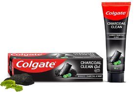 Colgate Charcoal Clean 120g Black Gel Toothpaste, Deep Clean Colgate Toothpaste With Bamboo Charcoal  Wintergreen