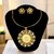 Trendy Gold-Plated Locket Chain Set with Earrings Meenakari Pendant Necklace