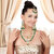 Designer Double-Layered Long Necklace Set for Women & Girls  Green Meenakari with Kundan Stones
