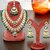 Designer Double-Layered Long Necklace Set for Women & Girls  Green Meenakari with Kundan Stones