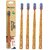 DENCRUS Octa Clean Eco-friendly Toothbrush - Pack of 4, Octagonal Head, Ultra-soft Bristles, Anti-Bacterial