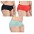 Ginash Cotton Elastane Women's Hipster Pantie (Pack of 3)