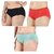 Ginash Cotton Elastane Women's Hipster Pantie (Pack of 3)