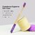 DENCRUS Orby Plus Bamboo Toothbrush For Adults Soft Bristles For Gentle Cleaning - Pack of 5 (Lavender)