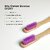 DENCRUS Orby Plus Bamboo Toothbrush For Adults Soft Bristles For Gentle Cleaning - Pack of 5 (Lavender)