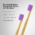 DENCRUS Orby Plus Bamboo Toothbrush For Adults Soft Bristles For Gentle Cleaning - Pack of 5 (Lavender)