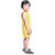 Kid Kupboard Cotton Boys T-Shirt and Short Set, Yellow, Sleeveless, 5-6 Years KIDS7548
