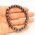 Natural Pyrite Bracelet Stretchable Handmade Gemstone Jewelry for Men and Women