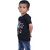 Kid Kupboard Cotton Boys T-Shirt, Black, Half-Sleeves, 5-6 Years KIDS7552