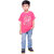 Kid Kupboard Cotton Boys T-Shirt, Pink, Half-Sleeves, 5-6 Years KIDS7555