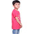 Kid Kupboard Cotton Boys T-Shirt, Pink, Half-Sleeves, 5-6 Years KIDS7555