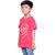 Kid Kupboard Cotton Boys T-Shirt, Pink, Half-Sleeves, 5-6 Years KIDS7555