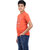 Kid Kupboard Cotton Boys T-Shirt, Orange, Half-Sleeves, 12-13 Years KIDS7559