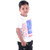 Kid Kupboard Cotton Boys T-Shirt, White, Half-Sleeves, 9-10 Years KIDS7564