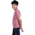 Kid Kupboard Cotton Boys T-Shirt, Peach, Half-Sleeves, 12-13 Years KIDS7566