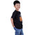 Kid Kupboard Cotton Boys T-Shirt, Black, Half-Sleeves, 8-9 Years KIDS7567
