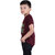 Kid Kupboard Cotton Boys T-Shirt, Maroon, Half-Sleeves, 7-8 Years KIDS7573