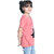 Kid Kupboard Cotton Girls T-Shirt, Pink, Half-Sleeves, 9-10 Years KIDS7595