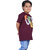 Kid Kupboard Cotton Girls T-Shirt, Purple, Half-Sleeves, 7-8 Years KIDS7601