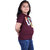 Kid Kupboard Cotton Girls T-Shirt, Purple, Half-Sleeves, 9-10 Years KIDS7603