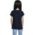 Kid Kupboard Cotton Girls T-Shirt, Black, Half-Sleeves, 9-10 Years KIDS7604