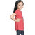 Kid Kupboard Cotton Girls T-Shirt, Red, Half-Sleeves, 7-8 Years KIDS7607