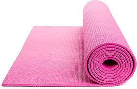 Super Soft, Anti-Slip Marble Design Yoga Mat For Men  Women (Qty.-1 Piece) 4MM (Pink Color)