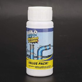 Pack of 1 Free Wild Sink Drain Cleaner PVC Cleaner Powder Drain Opener (110 g )
