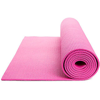 Super Soft, Anti-Slip Marble Design Yoga Mat For Men  Women (Qty.-1 Piece) 4MM (Pink Color)