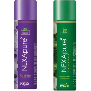 Indkus Nexa Combo Air Freshener 250ml Mogra And Lavender (Pack Of 2)