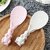 2PC Rabbit Standing Rice Spoon Non-Stick Rice Serving Rice Spatula Rice Vertical Kitchen Serving Spoon Rice Spoon Cooking Tableware (Plastic) Serving Spoon