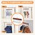 1 pcs Wooden Hangers for Wooden Belt Hanger for Tie 8 Hooks Adjustable Closet Hangers Lingerie Belt Scarf Tie Storage