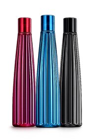 Ruby Water Bottle, Liner Shape Water Bottle, Portable Water Bottle,1000 ML Leak Proof Water Bottle ( Pack of 3)
