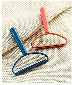 (Pack of 2) Mini Portable Manual Lint Remover Reusable Lint Remover for Clothes and Carpet Hair Remover for Couch Multicolor