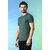 PrintCultr Solid Men Round Neck Polyester Dark Green T-Shirt