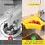 (Pack of 2) Multipurpose Swan-Shape Kitchen Sink Organizer Basket - Corner Dish Drying Rack for Fruits, Vegetables & Waste (Multicolor)