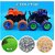 Mini Monster Friction Power Truck Toys | Car Toy For Kids | Push & Go Forward Toy | Car Toy | 360 Drift Stunt Car|Off-Road Toy Car with Fast Action|Best Gift for KidsIndoor & Outdoor Play (Pack of 2)