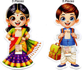 MCS Envelopes (Pack of 10 Multicolor)