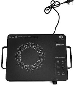 Samtonic 2000 W Radiant Cooktop Jog Dial, Touch Panel  (Gold, Black, INFR100-GOLD