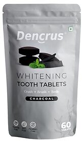 DENCRUS Tooth Tablets WHITENING CHARCOAL - 60 Tablets