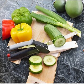 EFFORTLESS CLEVER CUTTING KNIFE BLACK PACK OF 1 stainless steel Blade