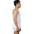 MCS Men Solid Sleeveless White Vest (Pack of 2)