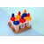 Set of 6 Plastic Reusable Rocket ice Pop Makers, Homemade Popsicle/Frozen Ice Cream/Kulfi Candy for Children  Adults