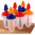 Set of 6 Plastic Reusable Rocket ice Pop Makers, Homemade Popsicle/Frozen Ice Cream/Kulfi Candy for Children  Adults